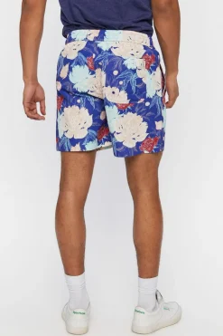 Floral Print Swim Trunks