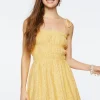 Floral Smocked Tie-Strap Mini Dress