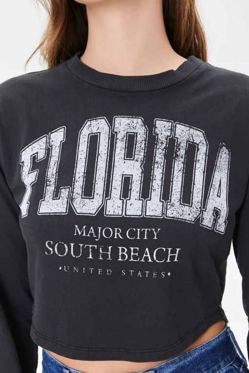Florida Graphic Cutout Tee
