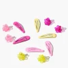 Flower Claw & Snap Hair Clip Set