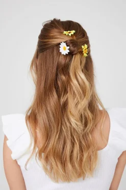 Flower Hair Comb Clip Set