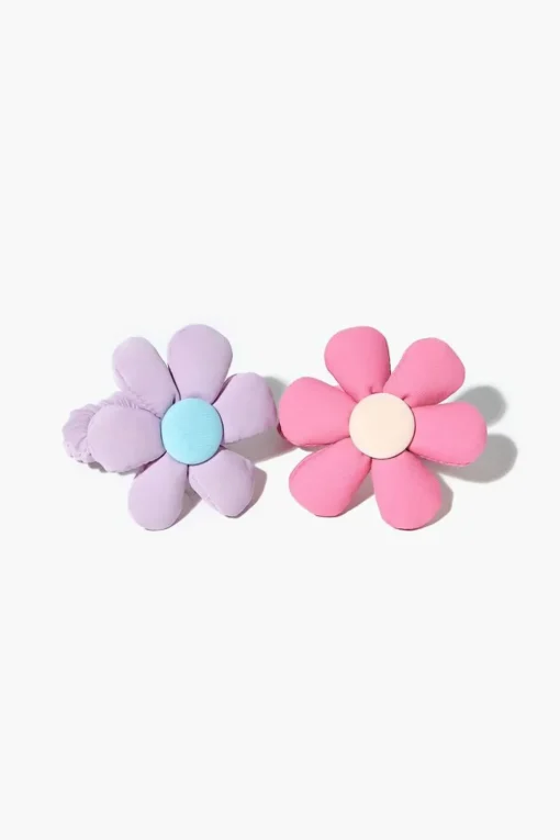 Flower Hair Tie Set