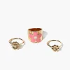 Flower Ring Set