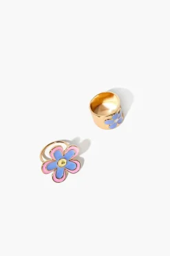 Flower Ring Set