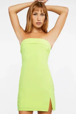Foldover Mini Tube Dress
