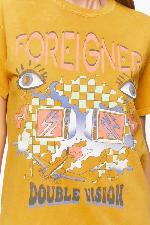 Foreigner Double Vision Graphic Tee