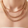 Foxtail Chain Layered Necklace