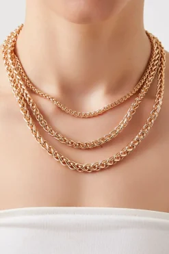Foxtail Chain Layered Necklace