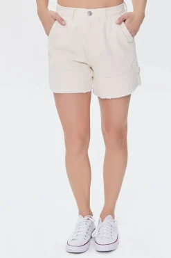 Frayed Corduroy Shorts