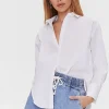 Frayed Drawstring Denim Shorts