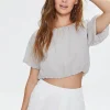 Frayed High-Rise Denim Shorts