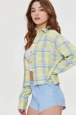Frayed Plaid Shirt