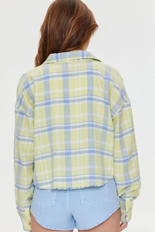 Frayed Plaid Shirt