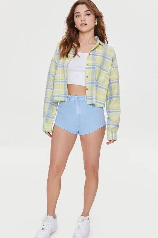Frayed Plaid Shirt