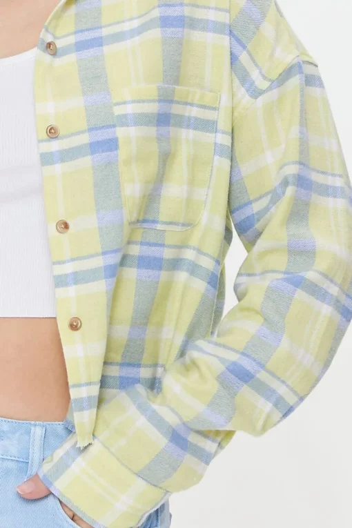 Frayed Plaid Shirt