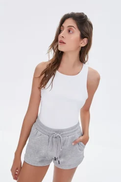 French Terry Drawstring Shorts