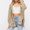 French Terry High-Low Jacket