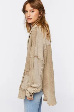 French Terry High-Low Jacket