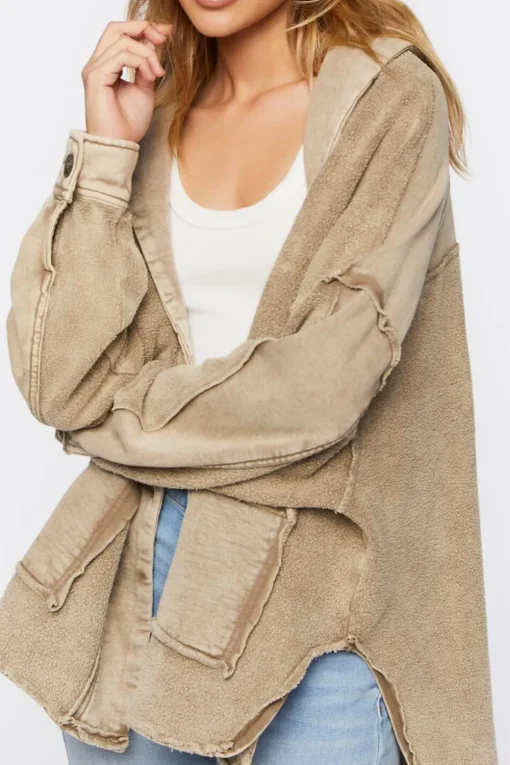 French Terry High-Low Jacket