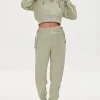 French Terry Lace-Up Joggers