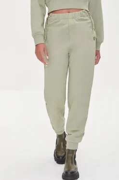 French Terry Lace-Up Joggers