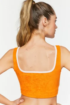 French Terry Ringer Sports Bra