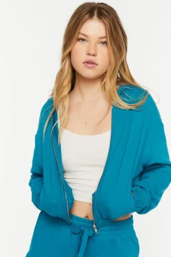 French Terry Zip-Up Hoodie