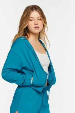 French Terry Zip-Up Hoodie