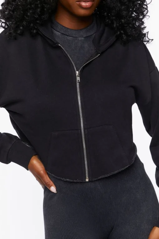 French Terry Zip-Up Hoodie
