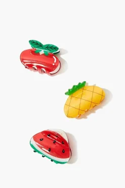 Fruit Hair Claw Clips Set