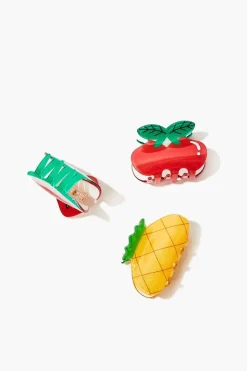Fruit Hair Claw Clips Set