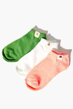 Fruit Patch Ankle Socks Set - 3 Pack