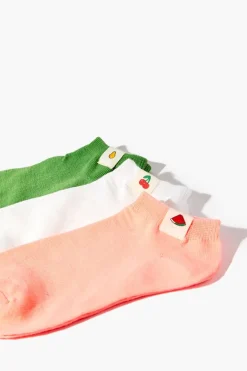 Fruit Patch Ankle Socks Set - 3 Pack