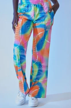 Fubu Abstract Print Pants