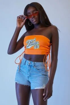 Fubu Denim Raw-Cut Shorts