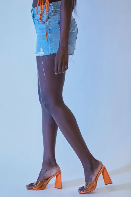 Fubu Denim Raw-Cut Shorts