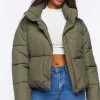 Funnel Neck Puffer Jacket