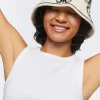 Fuzzy Knit Butterfly Bucket Hat