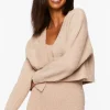 Fuzzy Knit Cardigan Sweater