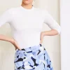 Geo Print Mini Skirt