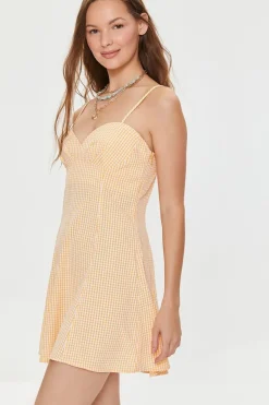 Gingham Cami Mini Dress
