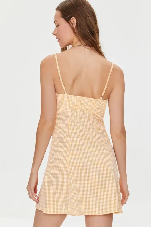 Gingham Cami Mini Dress