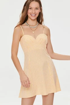 Gingham Cami Mini Dress