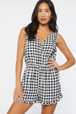 Gingham Lounge Romper