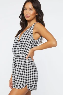 Gingham Lounge Romper