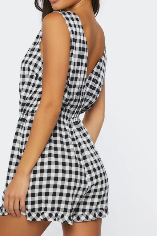 Gingham Lounge Romper