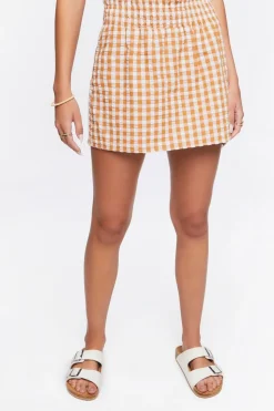 Gingham Mini Skort