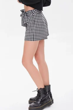 Gingham Wrap Skort