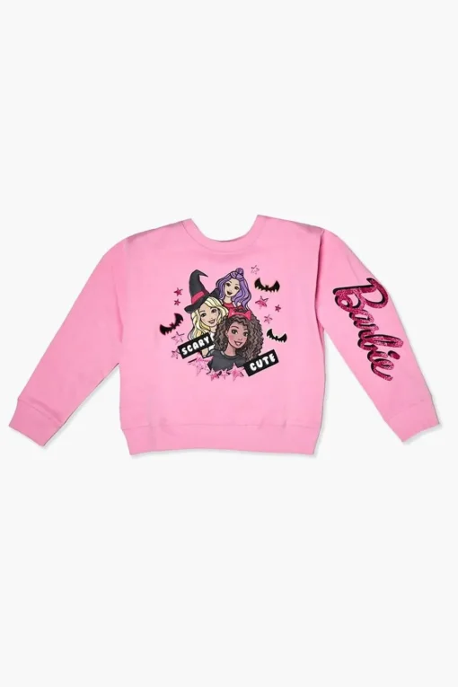 Girls Barbie Graphic Pullover (Kids)