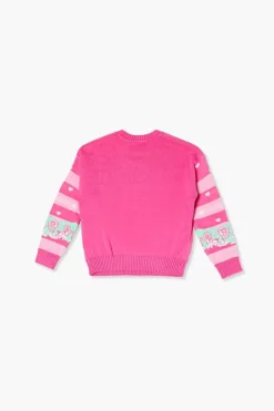 Girls Barbie Graphic Sweater (Kids)
